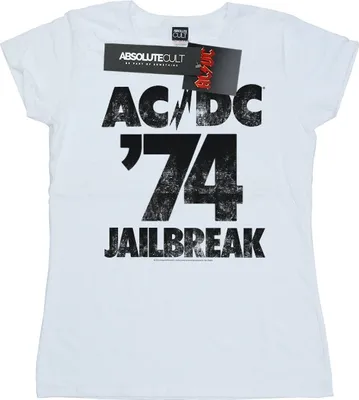 Zdjęcie produktu dla Koszulka damska AC/DC – „Jailbreak 74” BI4656 (M) (biała)