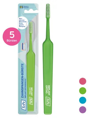 Produktbild von 5x Tepe Zahnspangenbürste - Implant/Orthodontic