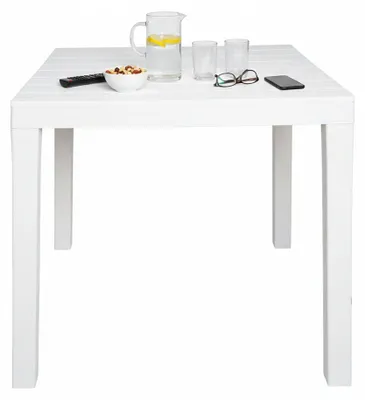 Produktbild von Tabelle Bali 80X80Cm Weiß
