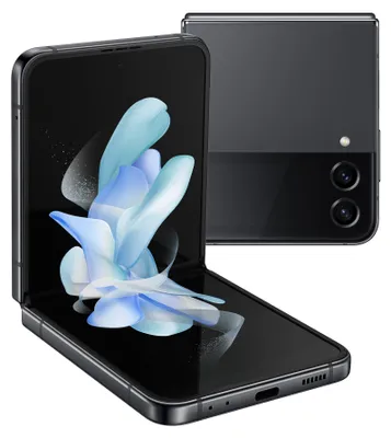 Produktbild von Samsung Galaxy Z Flip4 , 17 cm (6.7"), 8 GB, 128 GB, 12 MP, Android 12, Graphit
