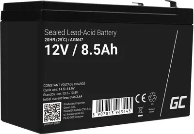 Immagine prodotto di Green Cell AGM47 AGM/gel battery 12V 8.5AH