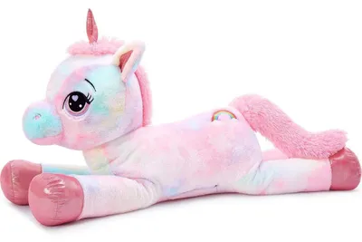 Immagine prodotto di Orsetto unicorno gigante, peluche XXL, 110 cm, rosa, giocattolo di peluche, regalo