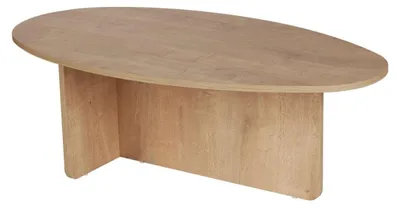 Image de CALICOSY - Table basse avec plateau ovale L125 cm - ANNA