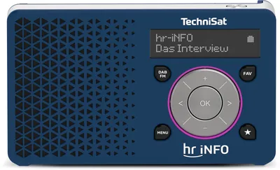 Immagine prodotto di TechniSat DIGITRADIO 1 hr iNFO Edition | Radio DAB+ e FM con batteria ricaricabile