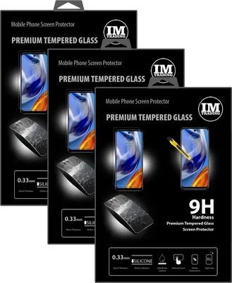 Produktbild von 3X Schutz Glas 9H Tempered Glass Display Schutz Folie Screen Protector kompatibel mit Oppo A78 5G