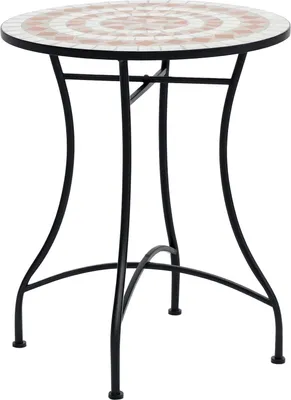Produktbild von Outsunny Gartentisch Mosaiktisch Balkontisch Beistelltisch Seviertisch rund