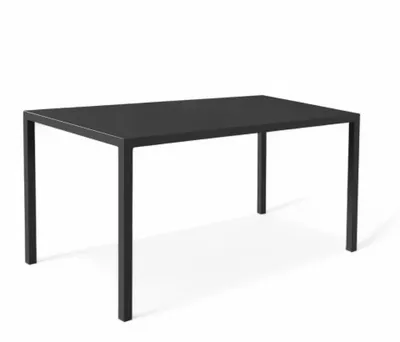 Immagine prodotto di Tavolo autolivellante in acciaio antracite 80x120xH76 cm per esterno