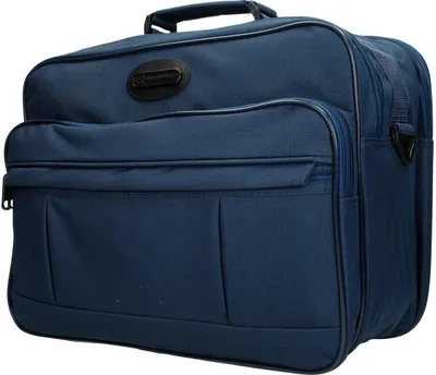 Produktbild von Enrico Benetti Arbeitstasche Umhängetasche Herrentasche XXL Querformat Blau