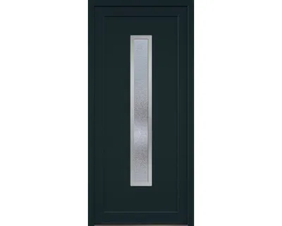 Produktbild von Mehrzwecktür Kunststoff Alabama II weiß/anthrazit 2100 x 1000 mm links