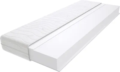Produktbild von Schaumstoff Matratze 90x200 cm Doppelmatratze, H3 Mittelfest Komfortschaummatratze 15 cm Hoch mit Klimafaser, Hypoallergen, HR-Schaum, Wendematratze, Gesteppter & Abnehmbarer Bezug Auro Max