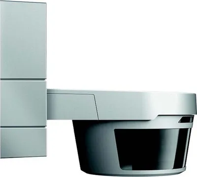 Zdjęcie produktu dla Zewnętrzny czujnik ruchu KNX, MasterLine 220 stopni, srebrnoszary 6179/01-208