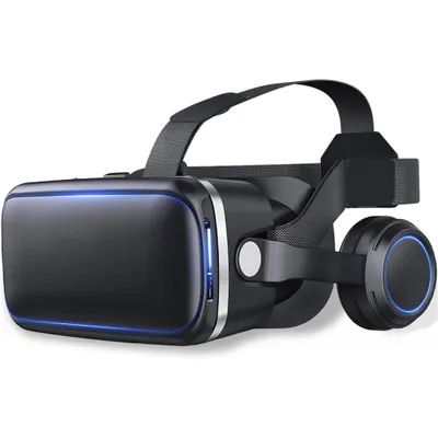 Produktbild von VR Brille Smartphone – 3D Virtual Reality mit Kopfhörer, Android & iPhone