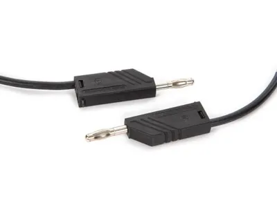 Produktbild von Hirschmann MESSLEITUNG  4mm 50cm / SCHWARZ  (MLN-SIL / 1)