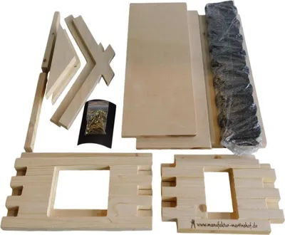 Produktbild von Vogelhaus Bausatz (groß), Schiefer grau