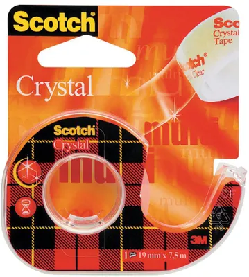 Produktbild von Scotch Crystal, 7,5 m, Transparent, Papier, 19 mm, 1 Stück(e)