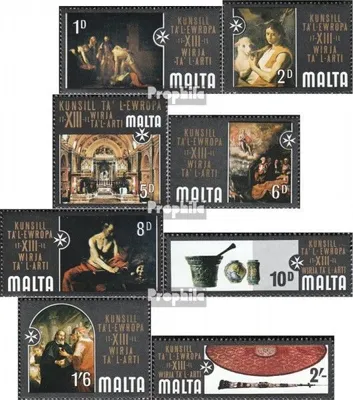 Produktbild von Briefmarken Malta 1970 Mi 401-408 (kompl.Ausg.) postfrisch Kunstausstellung