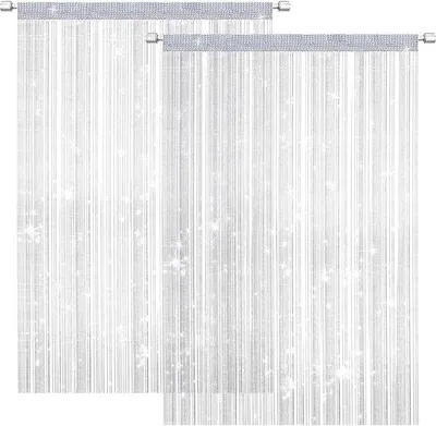 Produktbild von Fliegengitter Drahtgitter Glittergitter - Set aus 2 - 100 x 200 cm - Balkontür - Fliegenabwehrgitter