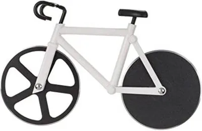 Produktbild von Pizzaknipper für Fahrräder - Weiß - 19,2 x 12,1 x 3,9 cm
