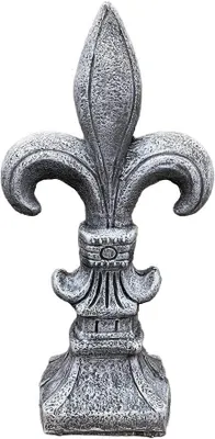Imagen del producto de Estatua de resina, diseño de lirio, lirio caballero, tamaño XL, resistente a las heladas, 48 cm de altura