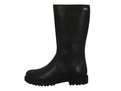 Zdjęcie produktu dla Buty dziecięce Lurchi Iffi-TEX, skórzane, czarne, wodoodporne, z ciepłą wyściółką, solidną podeszwą z bieżnikiem