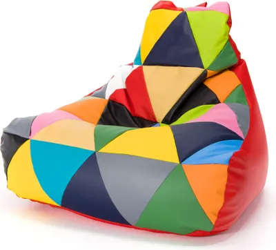 Obrázek produktu pro Ecopuf Keiko Patchwork, sedací vak køeslo sedací vak Outdoor, Èervená E6, M