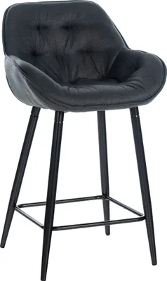 Produktbild von Barhocker HLO-CP260 Stoff dunkelgrau