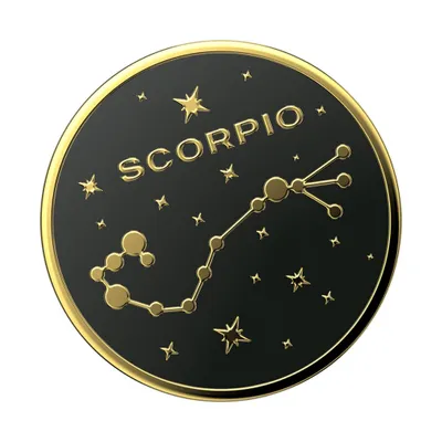 Produktbild von PopSockets | PopGrip | Ausziehbarer Sockel und Griff für Smartphones und Tablets | Fingerhalter Enamel Scorpio