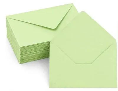 Zdjęcie produktu dla Koperty C6 kraft zielone samoprzylepne do zaproszeń 109X159MM 46 szt.