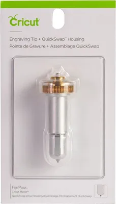 Produktbild von Cricut Engraving Tip + QuickSwap Housing, Silber, 1 Stück(e)