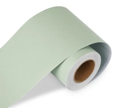 Imagen del producto de Cinta decorativa autoadhesiva, color verde menta, 7,6 cm x 1500 cm, resistente al agua, ideal para cocina y baño
