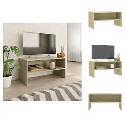 Obrázek produktu pro vidaXL TV skříňka Sonoma dub 80x40x40 cm materiál na bázi dřeva - TV nábytek