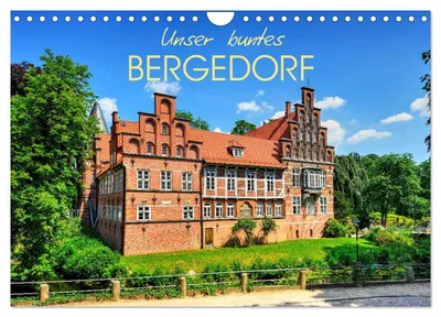 Zdjęcie produktu dla Nasze kolorowe Bergedorf (kalendarz ścienny 2027, format A4 poziomy), kalendarz miesięczny CALVENDO