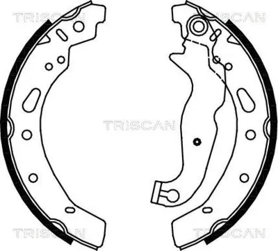 Productafbeelding van TRISCAN Remklauwset achter, artikelnummer 8100 16012