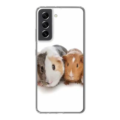 Produktbild von MuchoWow® Handyhülle Schutzhülle Hülle für Samsung Galaxy S21 FE Fünf Meerschweinchen Silikon Softcase Handy Hülle - Mobiltelefonhülle