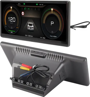 Zdjęcie produktu dla 9-calowy ekran IPS Wyświetlacz na desce rozdzielczej samochodu HUD LCD Zestaw wskaźników zamienny na 3 lata