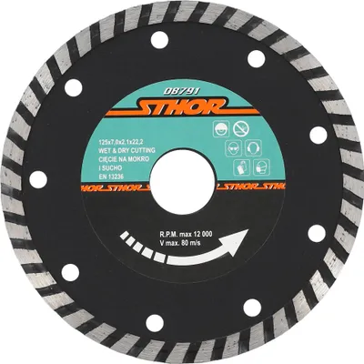 Immagine prodotto di Disco da taglio diamantato "Turbo" 125x22,2 mm