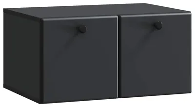 Zdjęcie produktu dla vidaXL Szafka pod telewizor do montażu na ścianie 59,5 x 41 x 30 cm, czarna
