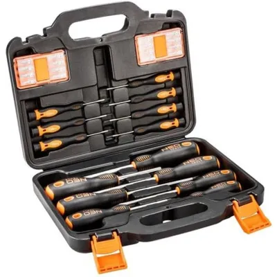Immagine prodotto di NEO TOOLS Set di cacciaviti e punte per cacciavite, 30 pezzi.
