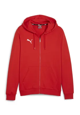 Produktbild von Puma Teamgoal Hooded Sweat Full Zip Herren - Rot