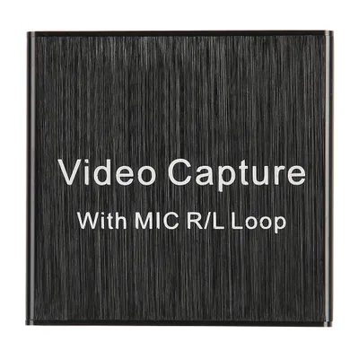 Image de Carte de capture vidéo, carte de capture vidéo HD, carte de capture de jeu HDMI, carte de capture de jeu, carte de capture de périphérique USB 2.0, support HDMI Loop‑,Out