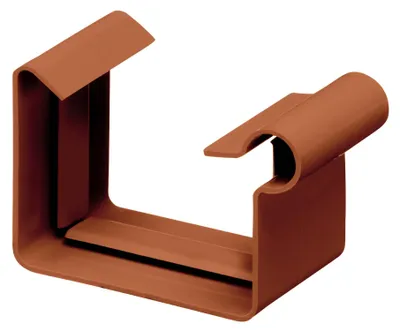 Produktbild von INEFA Rinnenverbinder Kastenrinne, PVC NW68 / 68mm Braun Verbinder für Dachrinne Kunststoff, Dachrinnenzubehör, Germany