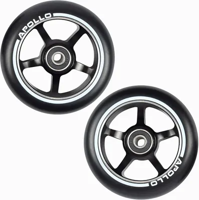Produktbild von Scooter Wheel Set - BLACK ALU Core - 100mm - schwarz