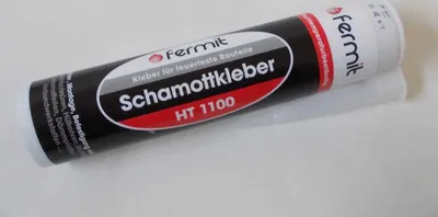 Produktbild von Schamottekleber hochtemperaturbeständig 1100°C Kartusche 310ml
