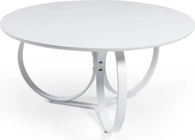 Immagine prodotto di Tavolino bianco rotondo per il salotto arredamento di design arredamento moderno