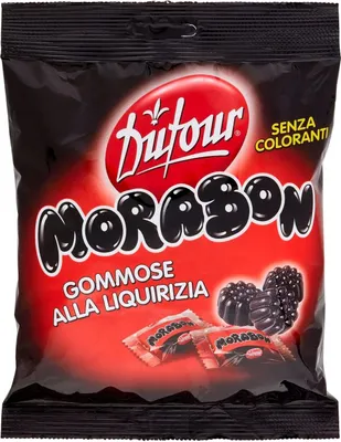 Produktbild von 6x Dufour Morabon Gummibonbon mit natürlichem Süßholzextrakt 150 g