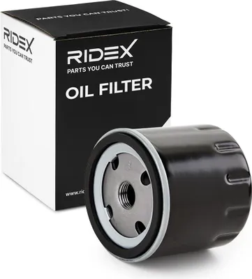 Produktbild von Ölfilter RIDEX 7O0169 Anschraubfilter passend für PEUGEOT 205 II (20A/C) 205 I (741A/C) für CITROËN 2CV Limousine für HONDA Civic VII Limousine