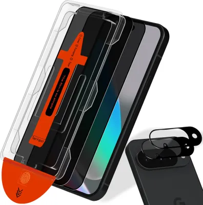 Obrázek produktu pro 2-balení Google Pixel 10 Ochranné sklo na displej & 2-balení ochrana objektivu - Tvrzené sklo | [Automatická instalace] - Bez bublin