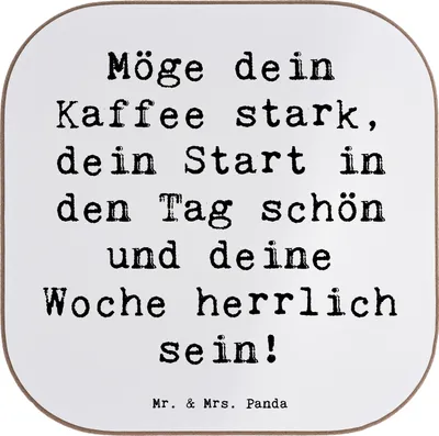Produktbild von Mr. & Mrs. Panda Tassen Untersetzer Spruch Selbstzweifel Überwinden - Weiß - Geschenk, Gefühl, Selbstvertrauen, Gläser, Tasse, Motivation, Kaffee, gläseruntersetzer, Glas