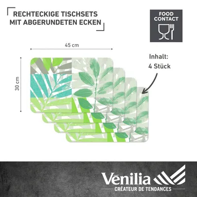 Produktbild von Tischset Leaves, 45x30cm, 4 Stück