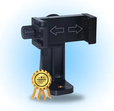 Produktbild von 360° Smartphone Adapter mit Kaltschuh ColdShoe Stativ Halterung drehbar Handy